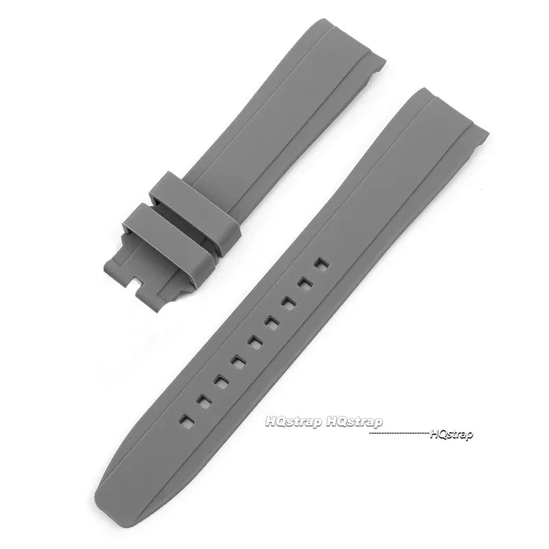 CowLost | product_id-curved-end-waterproof-silicone-rubber-watch-strap-for-citizen-swatch-rolex-20mm-22mm |23