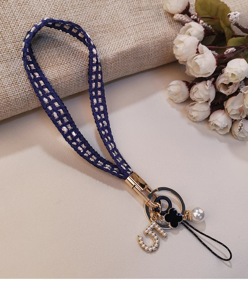 CowLost | activewear-pants-womens-short-phone-lanyard-with-woven-pearl-pendant-bracelet |22