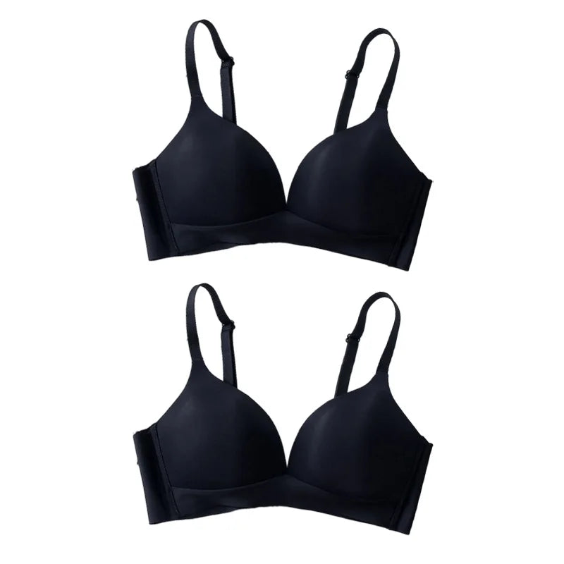 CowLost | product_id-fallsweet-2pcs-seamless-wireless-push-up-3-4-cup-bra-for-women |17