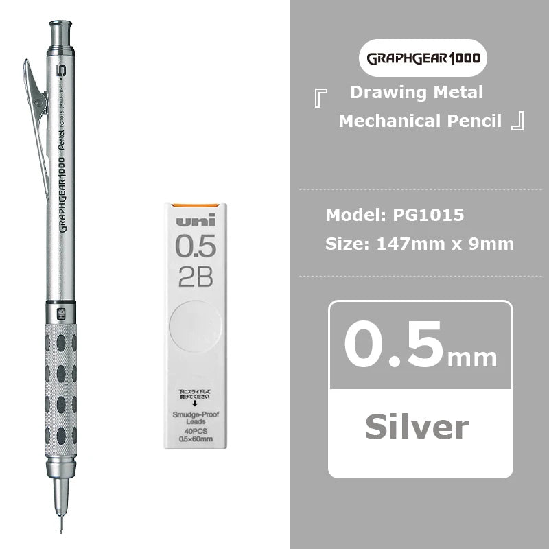 CowLost | product_id-pentel-pg1000-metal-mechanical-drafting-pencil-0-3-0-9mm-low-center-gravity-for-architects-and-artists |26