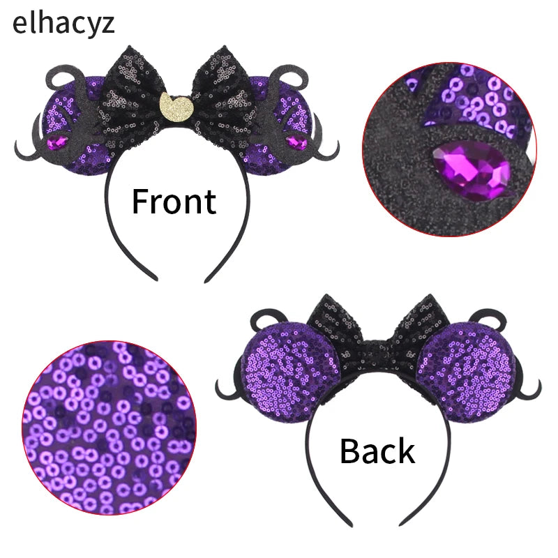 CowLost | disney-maleficent-headbands-kids-cosplay-horns-of-witch |2
