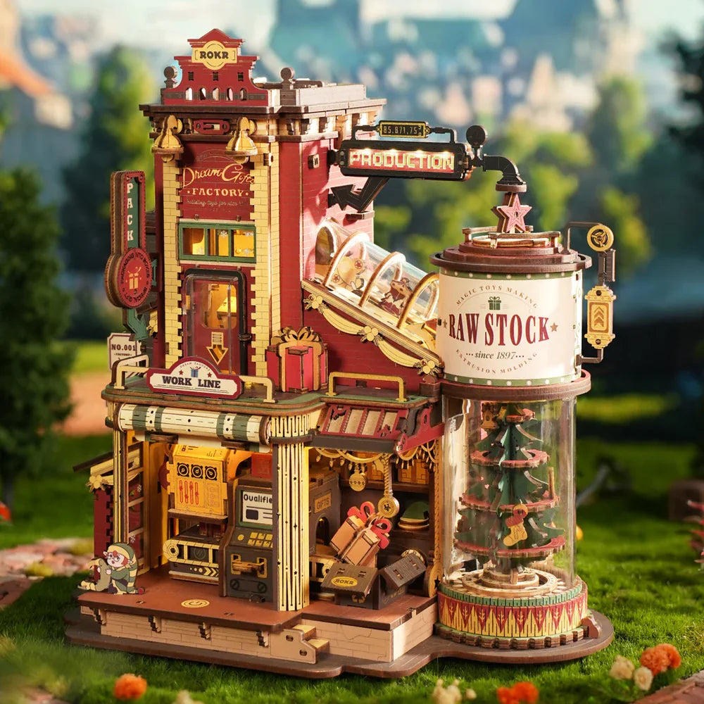 CowLost | fencing-barriers-robotime-rokr-dream-gift-factory-3d-wooden-puzzle-music-box-kit |6