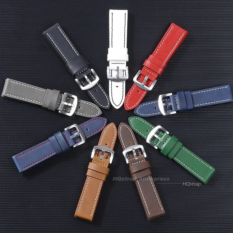 CowLost | product_id-universal-genuine-leather-waterproof-watch-strap-replacement-for-rolex-seiko-18-20-22-24mm |4