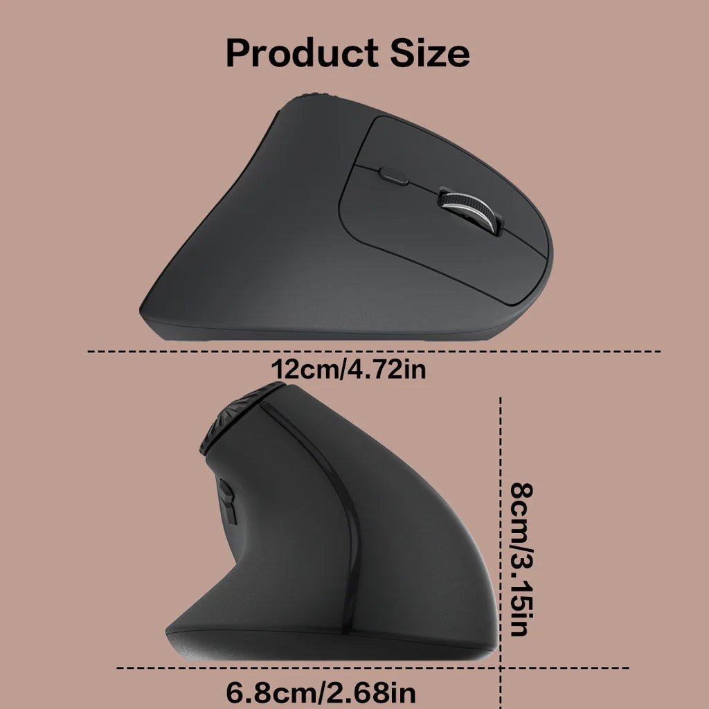 CowLost | jomaa-right-hand-wireless-vertical-mouse-with-adjust-knob-bluetooth-ergonomics-mice-for-computer-laptop-tablet-windows |6