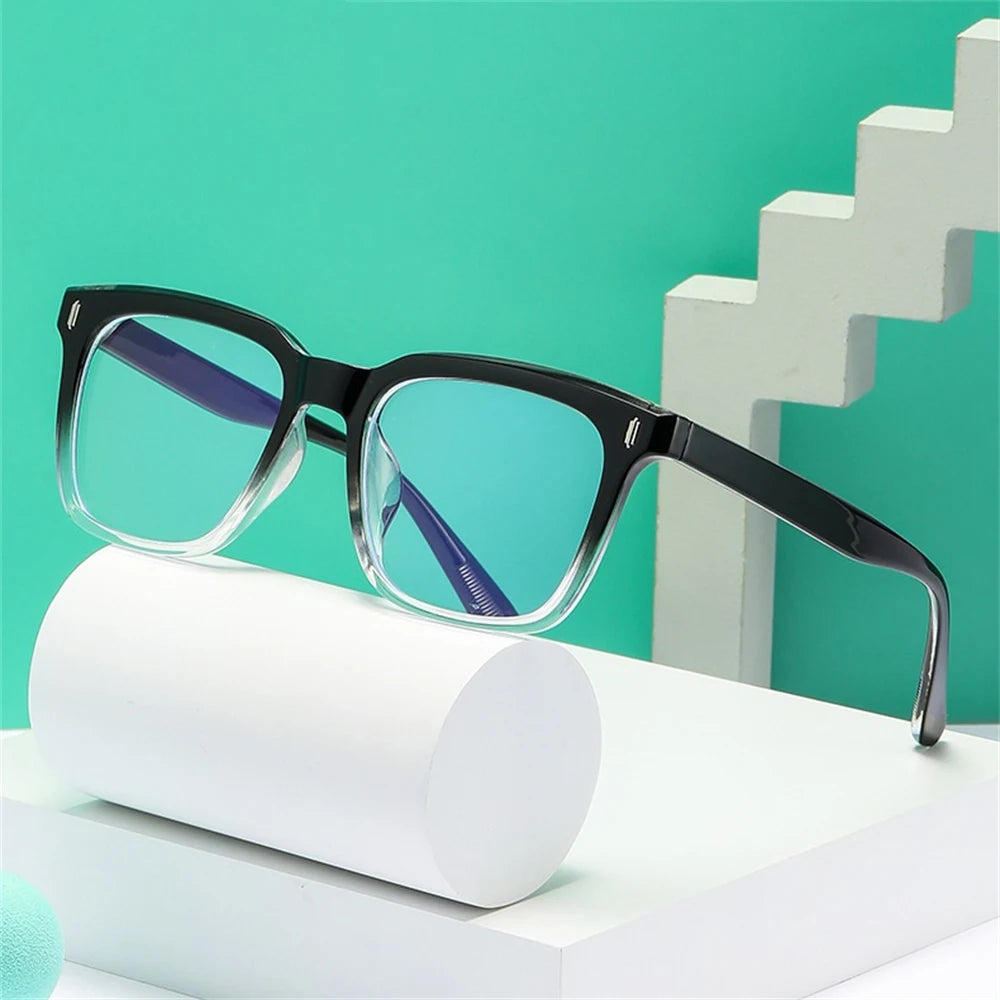 CowLost | uncategorized-vivibee-vintage-unisex-blue-light-blocking-square-eyeglasses |2