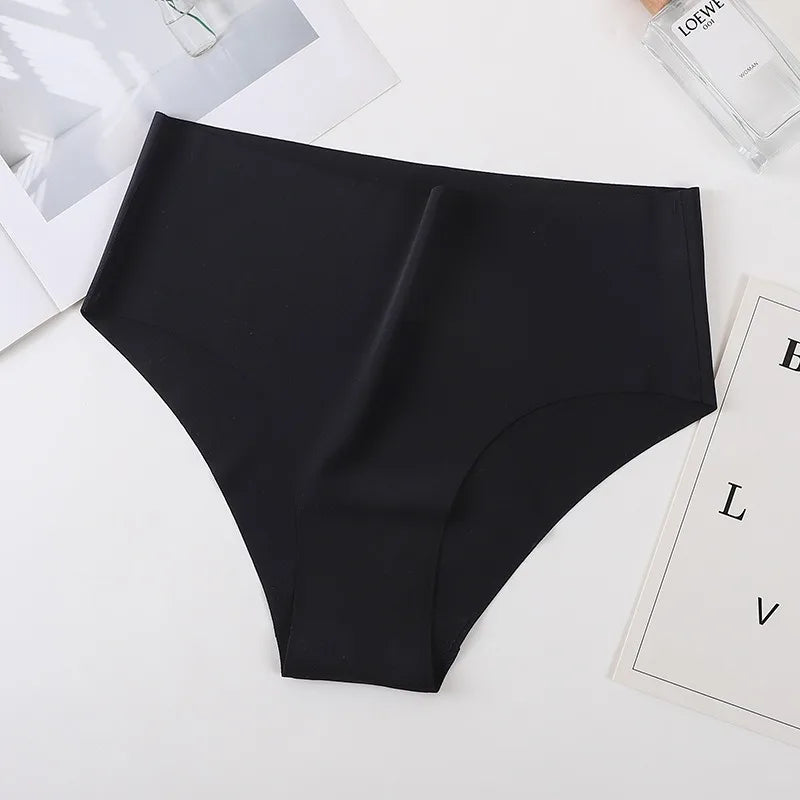 CowLost | product_id-2pcs-womens-high-waist-seamless-ice-silk-briefs-xs-xl |11
