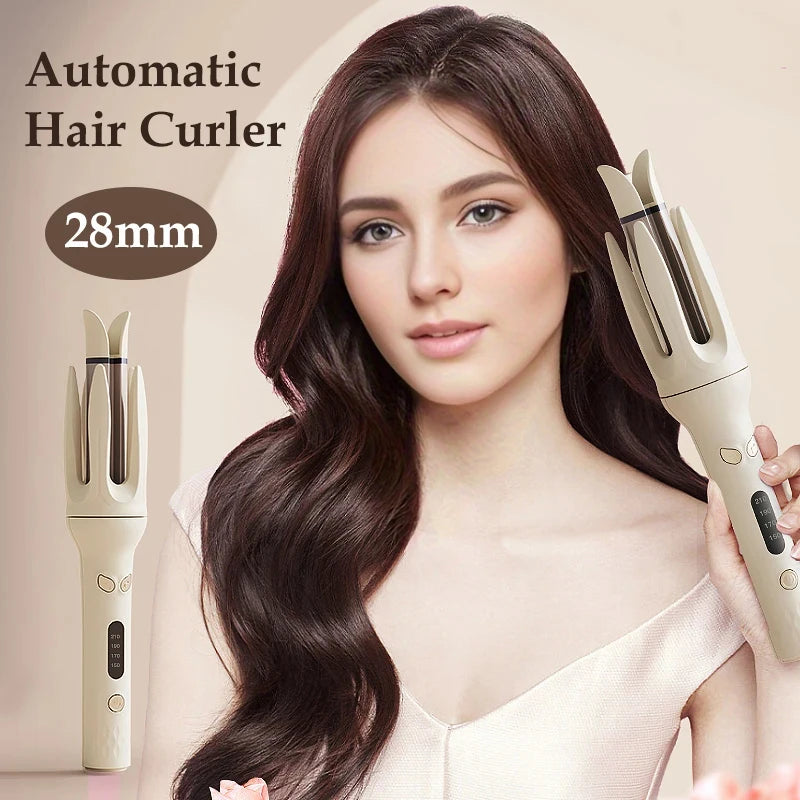 CowLost | product_id-automatic-28mm-ceramic-hair-curler-with-negative-ions-and-anti-tangle-rotating-curling-iron |2
