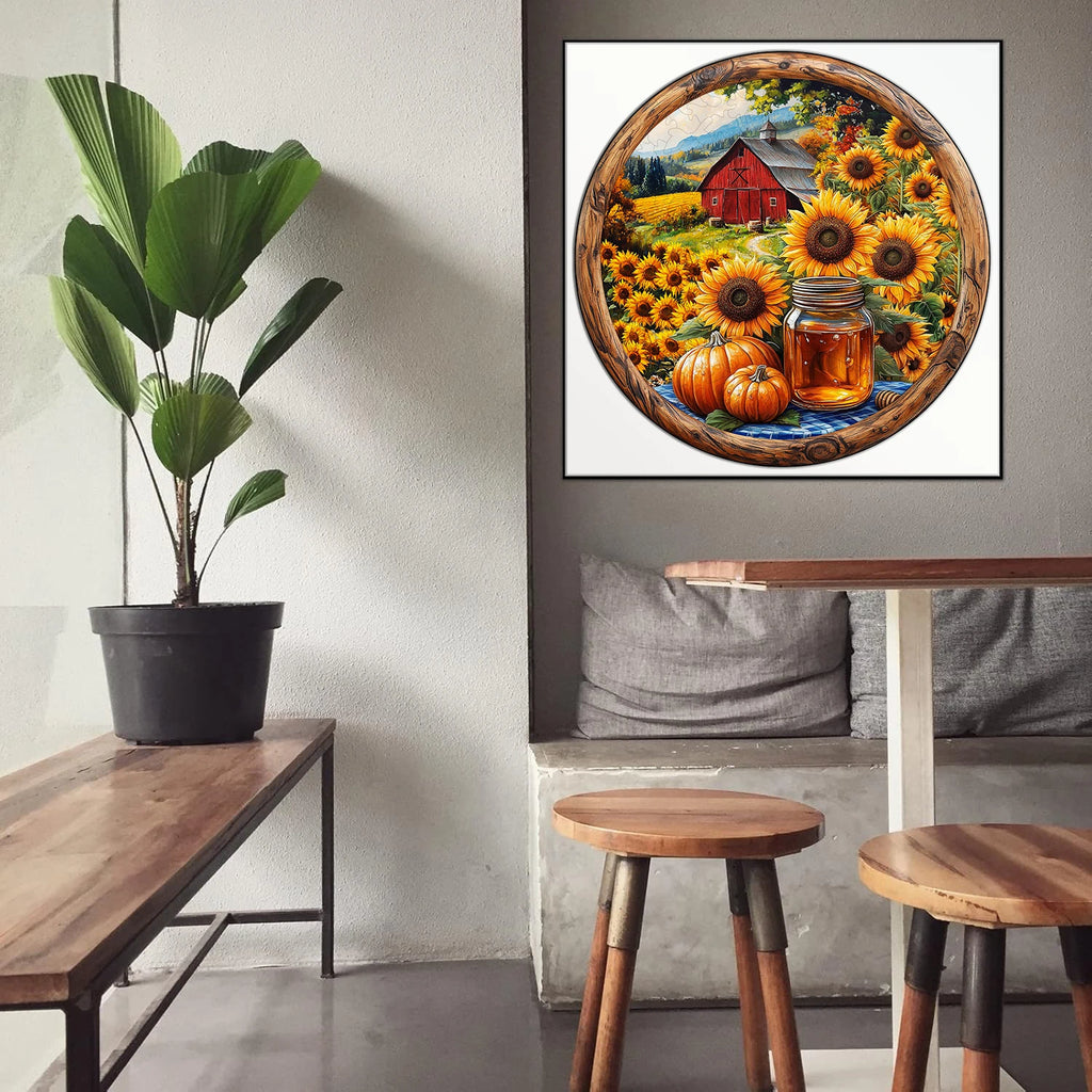 CowLost | product_id-wooden-stained-glass-sunflower-jigsaw-puzzle-for-adults |2