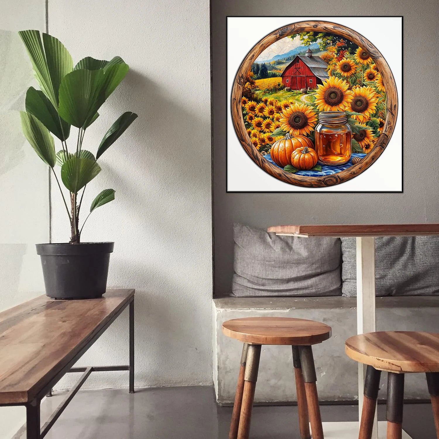 CowLost | product_id-wooden-stained-glass-sunflower-jigsaw-puzzle-for-adults |2