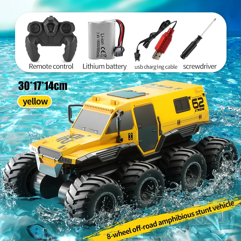 CowLost | fencing-barriers-jjrc-q137-8x8-2-4g-8wd-off-road-amphibious-remote-control-stunt-car |25