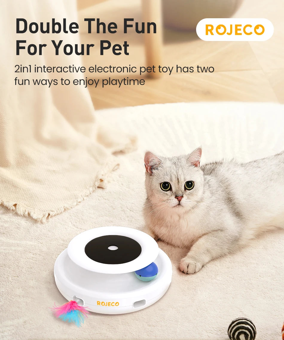 CowLost | cat-treats-rojeco-2-in-1-automatic-smart-cat-toy-with-feather-and-fun-ball |7