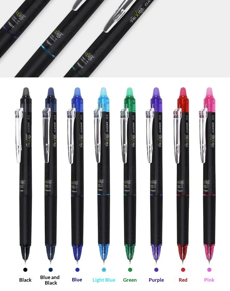 CowLost | product_id-pilot-frixion-0-5mm-retractable-erasable-gel-pens-black-red-blue-ink-for-homework-notes |14