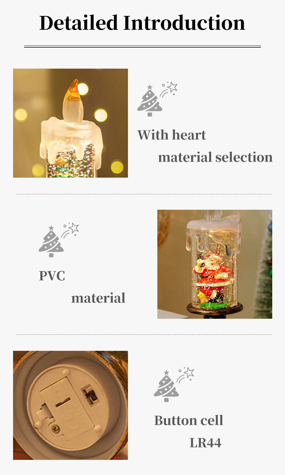CowLost | product_id-flameless-led-battery-powered-candle-for-christmas-decoration-and-gifts |10