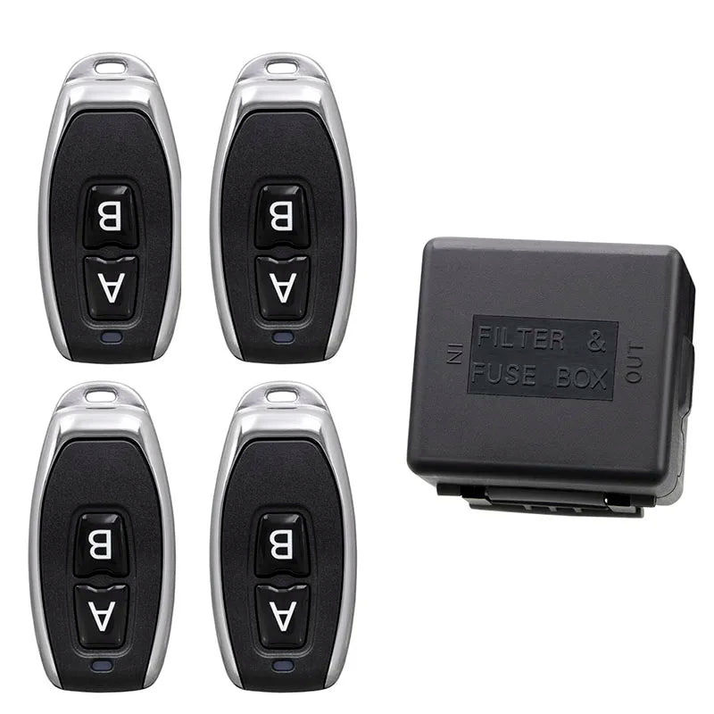 CowLost | fan-remote-controls-product_id-433mhz-dc-12v-wireless-rf-10a-remote-control-switch-receiver-transmitter-for-electromagnetic-lock-led-light |9