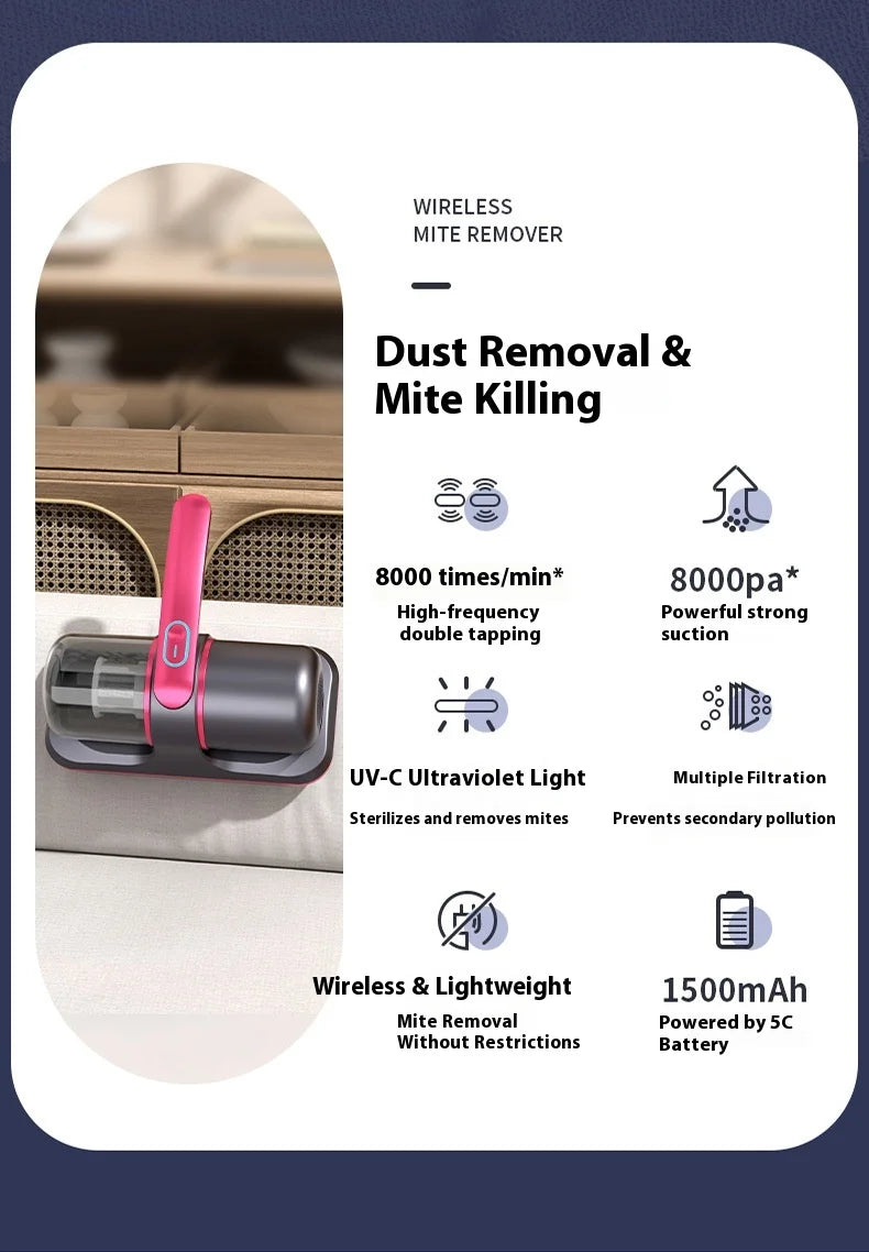 CowLost | product_id-12kpa-uv-wireless-handheld-mattress-vacuum-mite-remover-for-bed-pillow-sofa-clothes |8