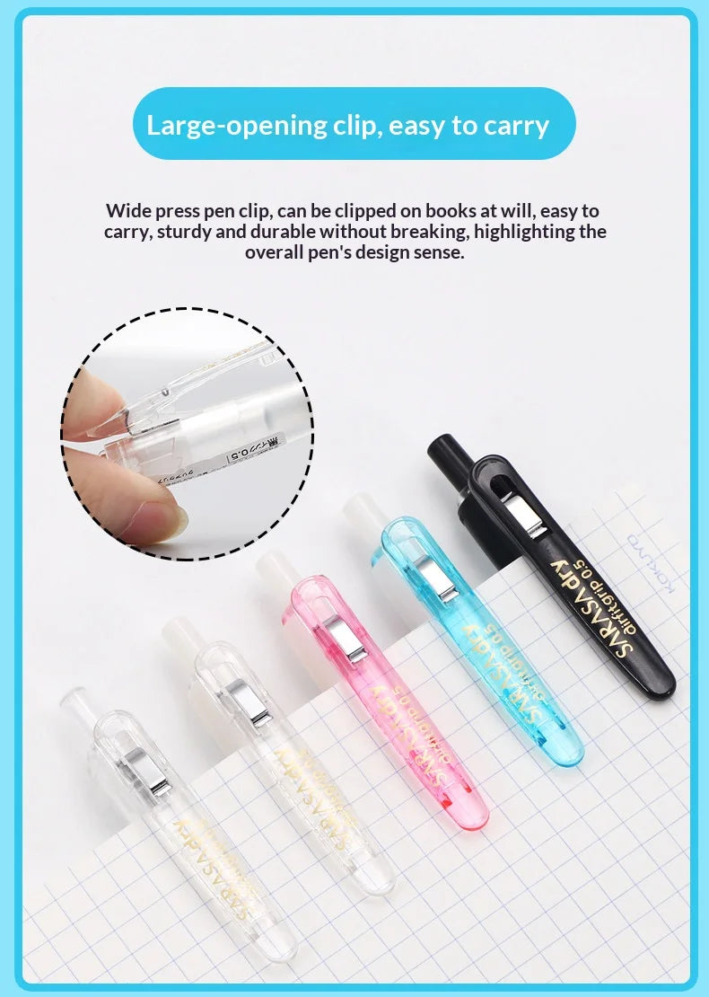 CowLost | product_id-zebra-jjz49-quick-dry-gel-pen-0-4-0-5mm-retractable-cushion-grip-transparent-design-for-exams-writing |11
