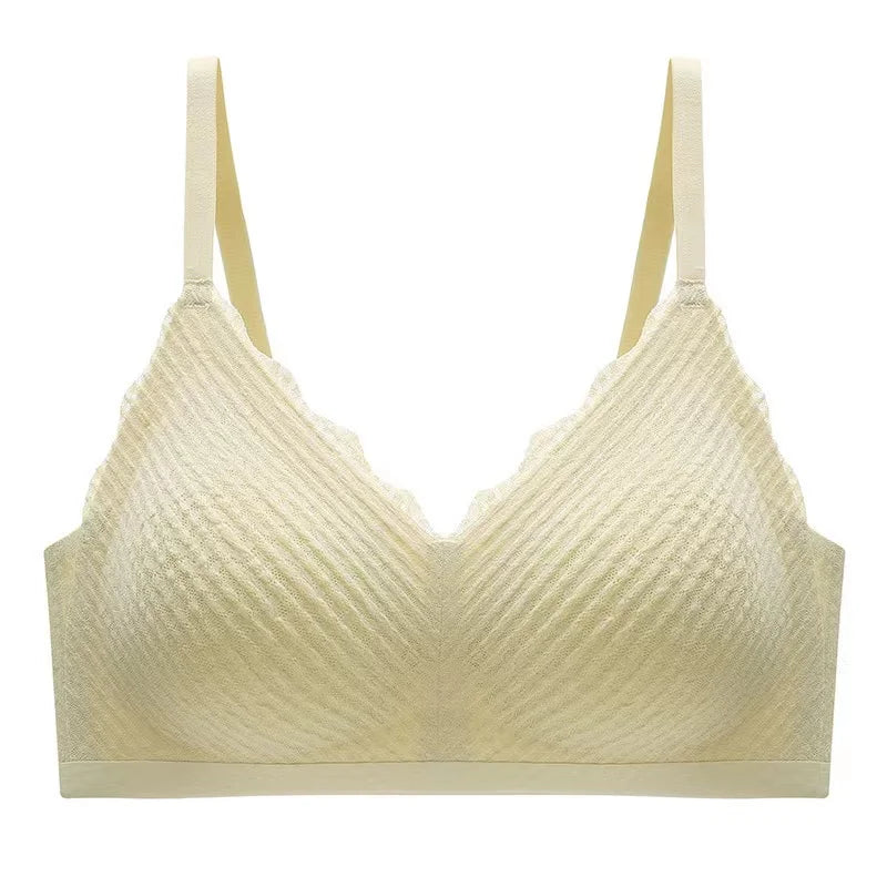 CowLost | product_id-seamless-wireless-lace-bra-for-small-chest-women-thin-cup-non-slip-back |19