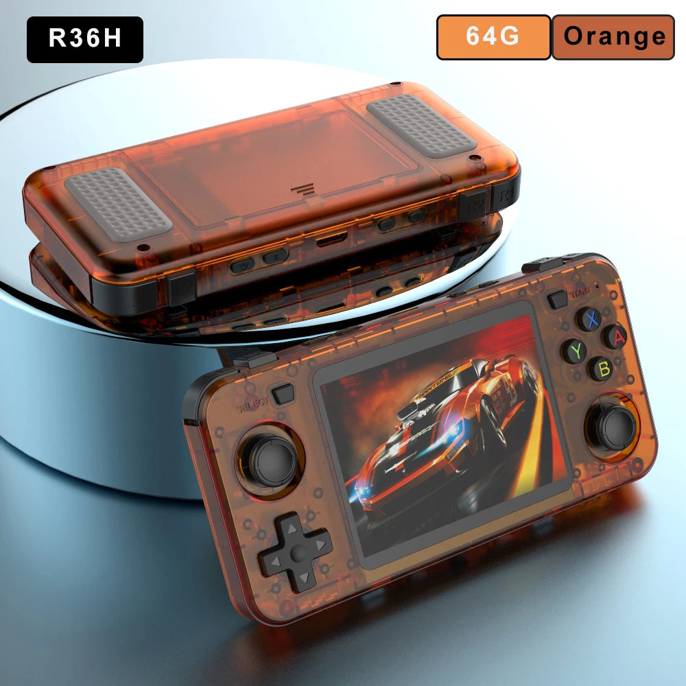 CowLost | game-timers-boyhom-r36h-retro-handheld-game-console-3-5-ips-linux-64g-128g |1