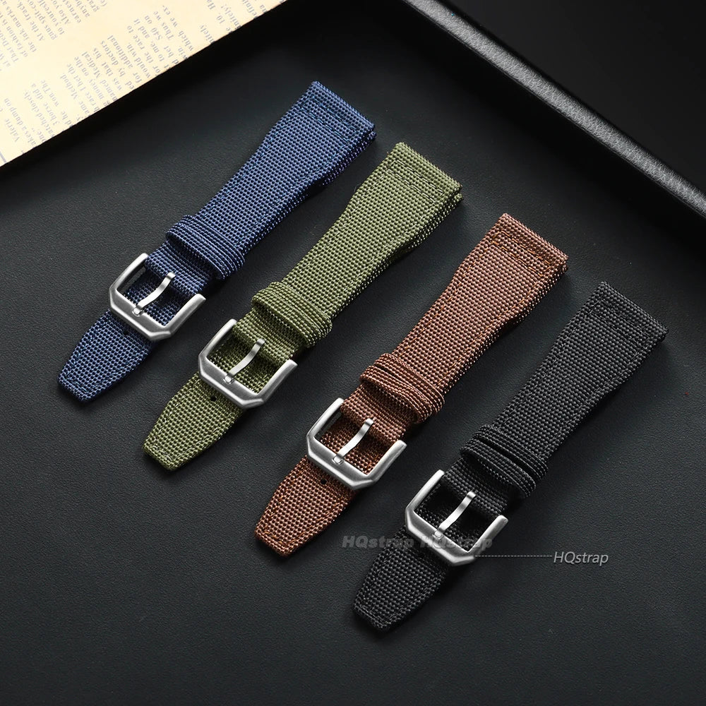CowLost | bracelets-product_id-nylon-canvas-watch-strap-for-iwc-pilot-20mm-22mm-military-sailcloth-replacement-sport-bracelet |2