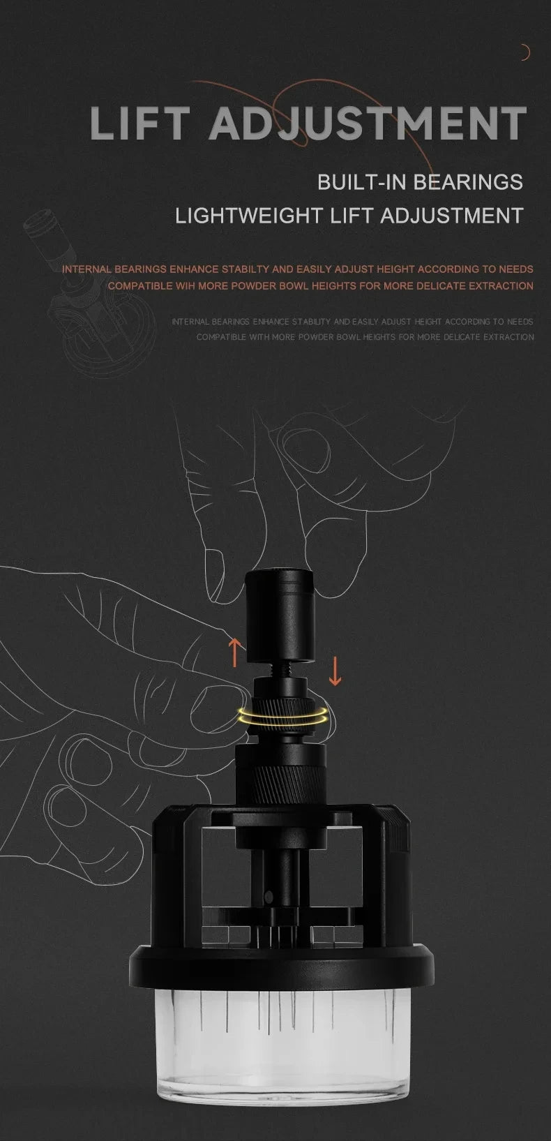 CowLost | product_id-adjustable-rotatable-espresso-hand-tamper-coffee-stirring-tool-51-54-58mm-black |12