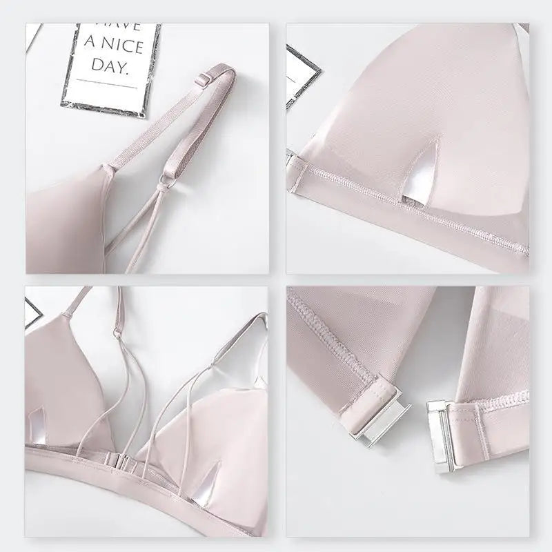 CowLost | product_id-women-s-wireless-front-closure-push-up-bra-low-waist-seamless-panty-set |6