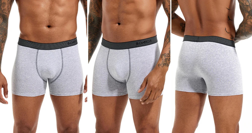 CowLost | activewear-pants-4pcs-mens-cotton-boxer-underpants |15