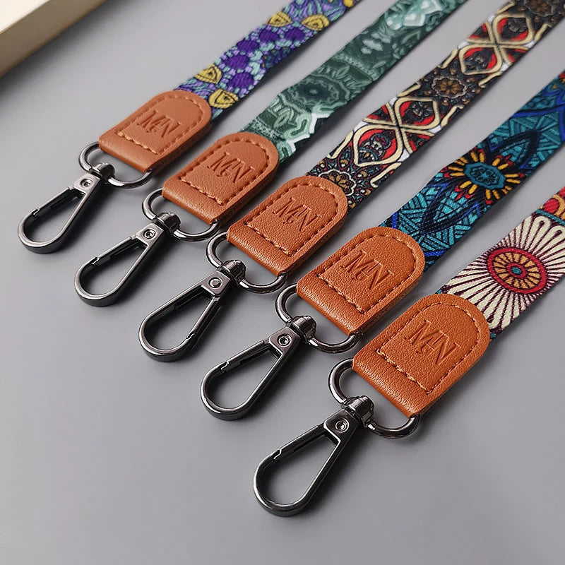 CowLost | uncategorized-adjustable-retro-totem-pattern-crossbody-cell-phone-lanyard |2