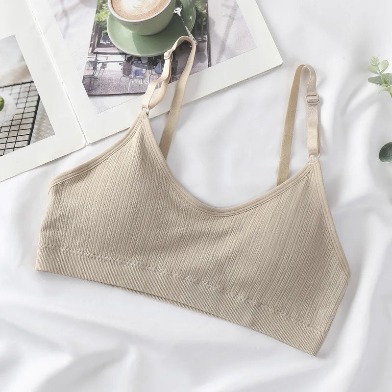 CowLost | product_id-women-seamless-ribbed-push-up-tube-top-bra-with-removable-pads-adjustable-straps |8