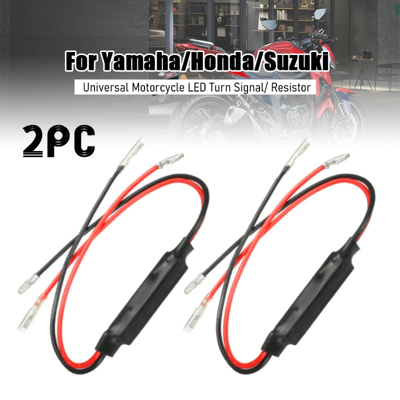CowLost | 2pcs-10w-motorcycle-led-turn-signal-indicator-load-resistor-flasher-for-yamaha-honda-suzuki-eliminating-fault-resistor-decoder |3