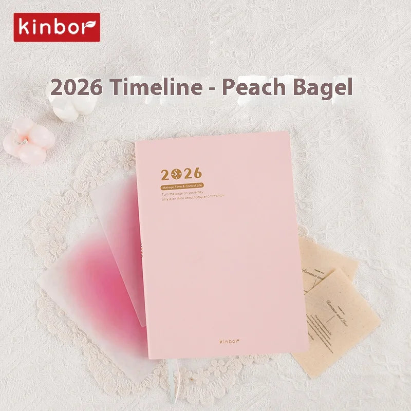 CowLost | product_id-2026-kinbor-a5-timeline-planner-notepad-52g-bachuan-paper-weekly-2-page-schedule-minimalist-design |5