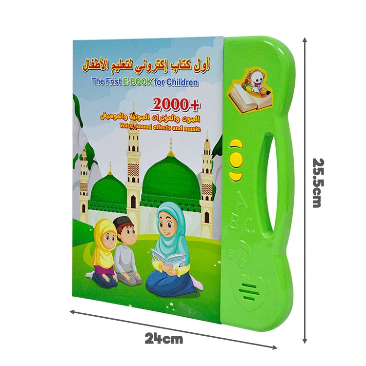 Arabic Sound Book for Learning Alphabets and Speech Therapy Toys Preschool Activity