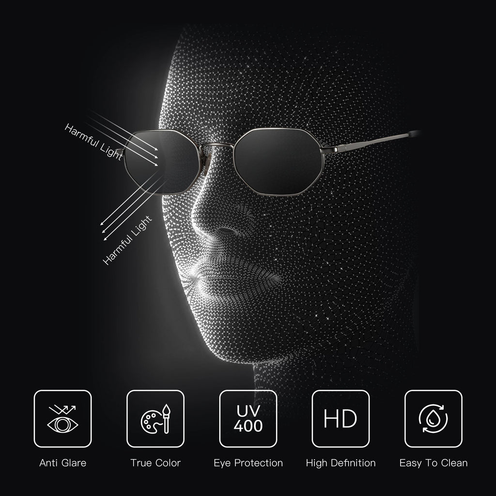 CowLost | zenottic-retro-small-polygon-polarized-sunglasses-women-metal-uv400 |4
