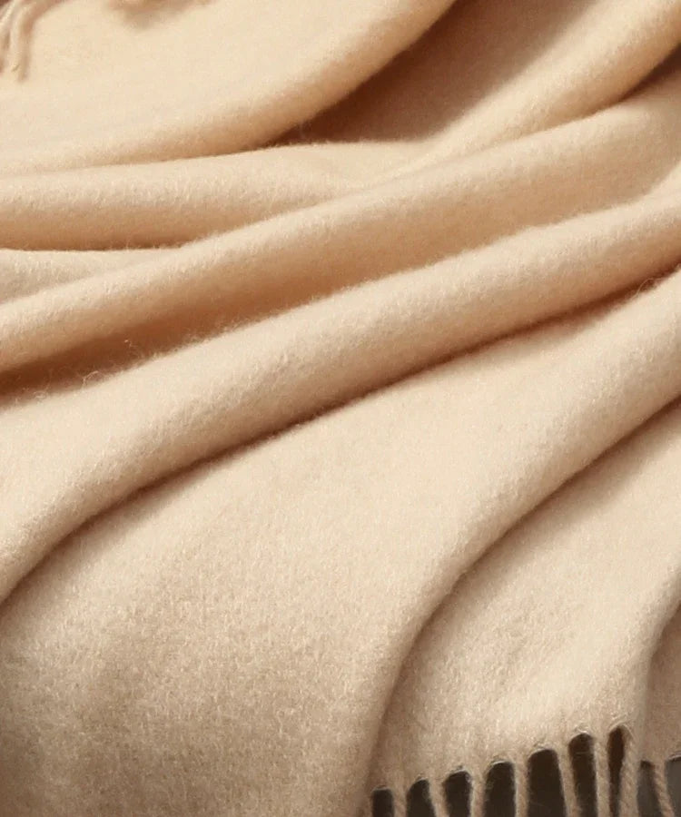 CowLost | winter-pure-long-wool-scarf-women-luxury-brand |16
