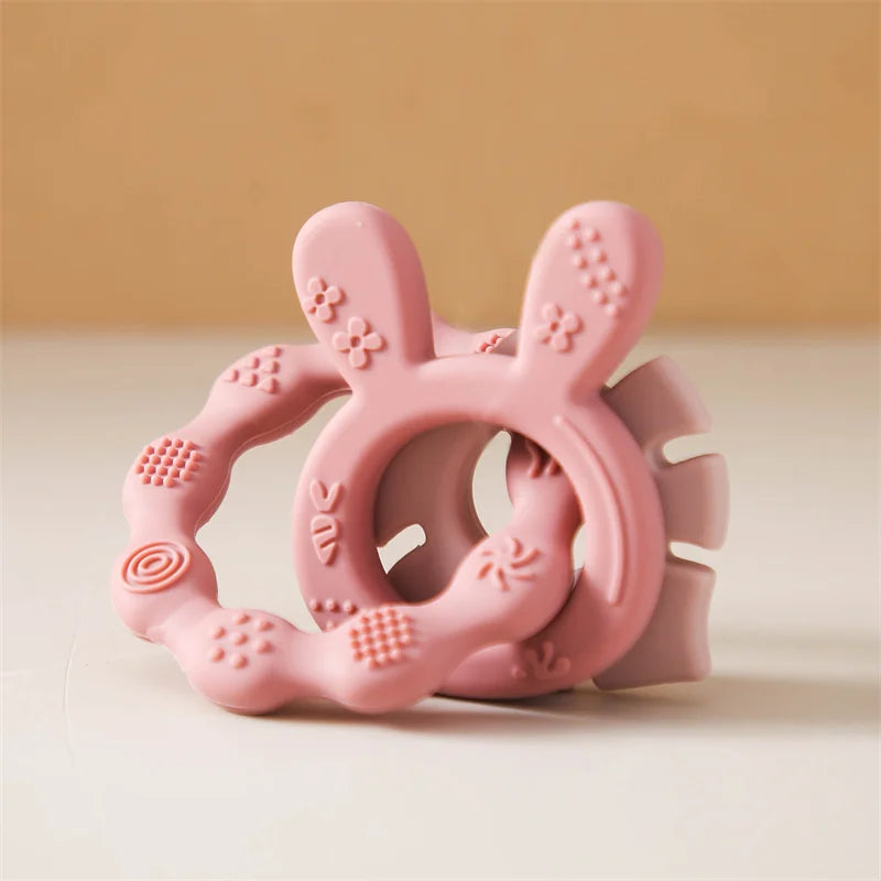 CowLost | baby-transport-accessories-silicone-animal-baby-teether-bracelet-0-12-months-anxiety-toy |11