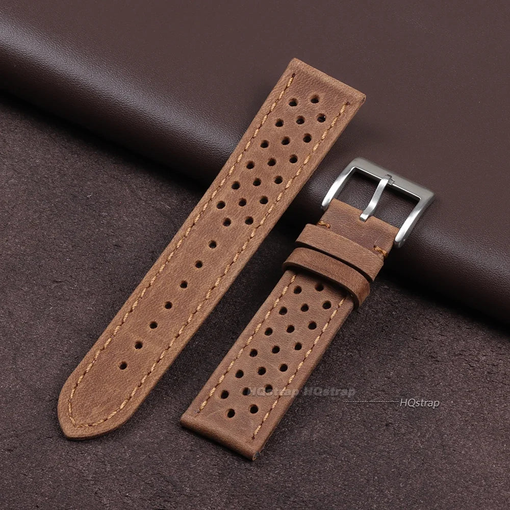 CowLost | product_id-breathable-soft-cowhide-leather-watch-strap-18-22mm-retro-wristband-for-seiko-unisex |16