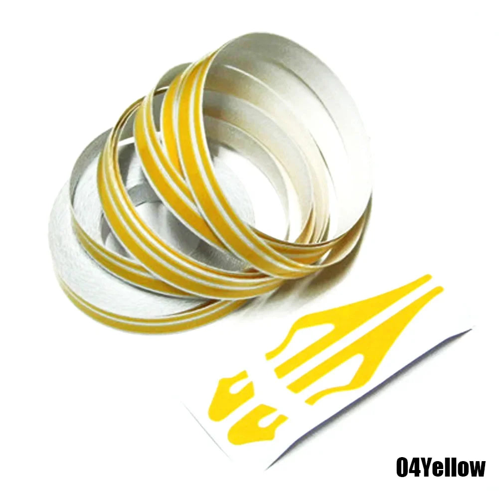 CowLost | 1pc-9-8m-1roll-car-waistline-body-decal-sticker-double-line-rubber-strip-fashion-personality-high-end-small-color-bar-auto-parts |17