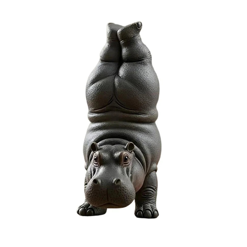 CowLost | product_id-handcrafted-resin-yoga-hippo-meditation-figurine |15