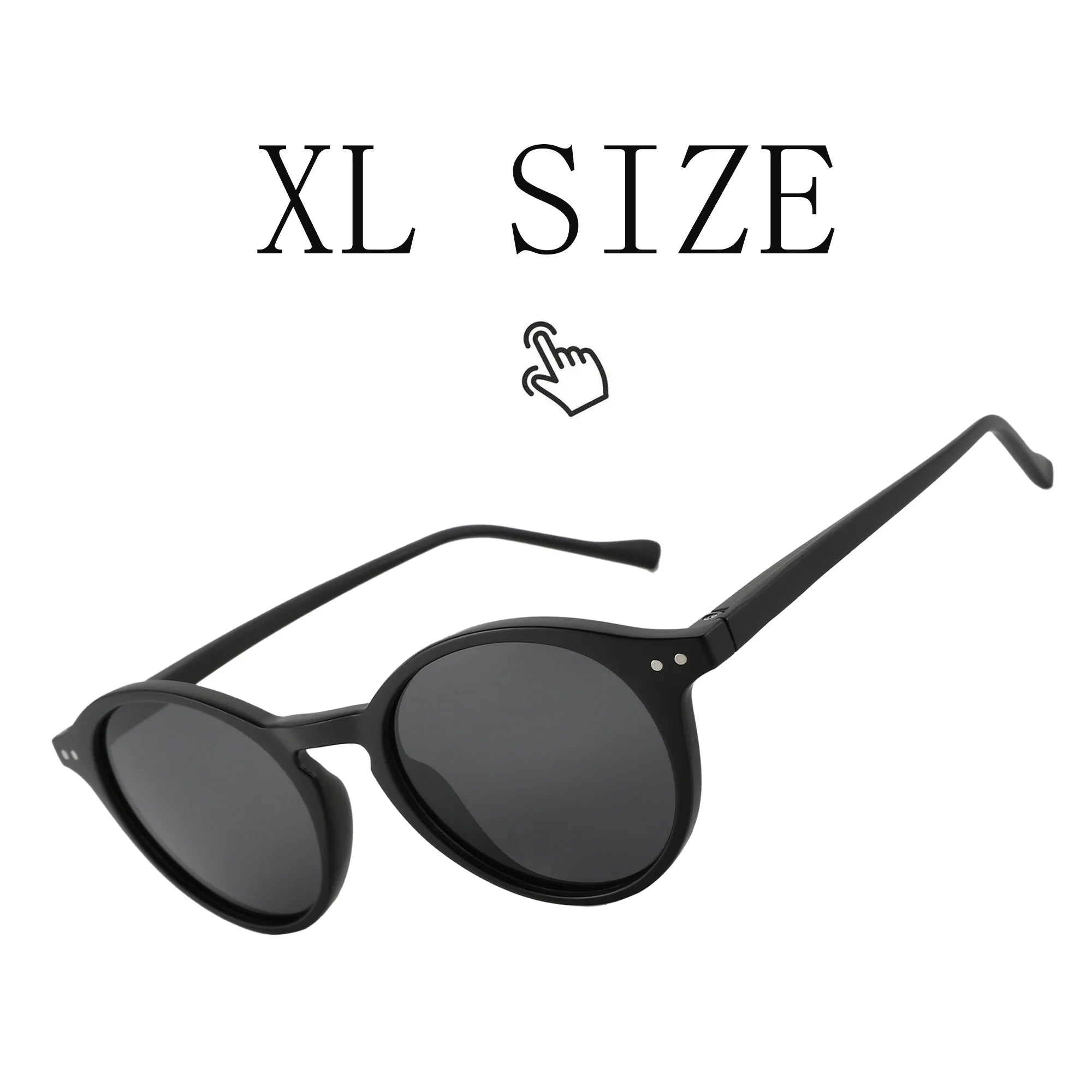CowLost | zenottic-s-size-retro-circular-polarized-sunglasses |8