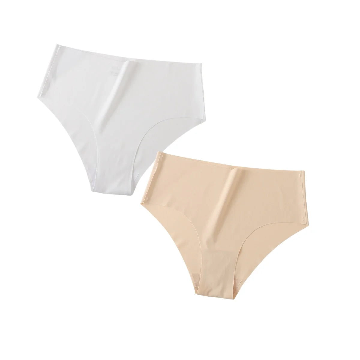 CowLost | product_id-2pcs-womens-high-waist-seamless-ice-silk-briefs-xs-xl |25