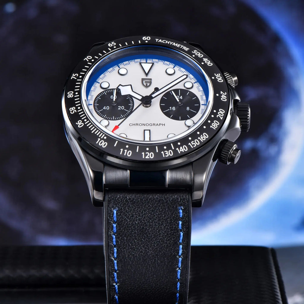 CowLost | pagani-design-2025-new-all-black-bb-panda-chronograph-luxury-quartz-watch |5