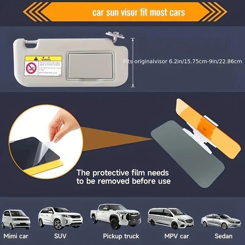 CowLost | vehicle-parts-accessories-hd-car-sun-visor-anti-sunlight-dazzle-goggles |9