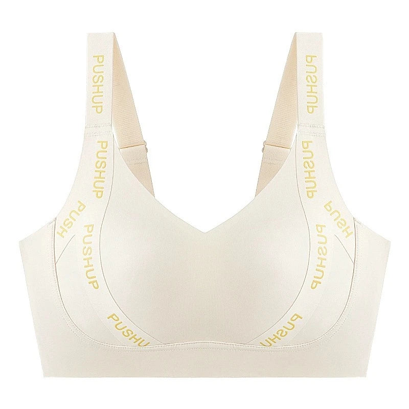 CowLost | product_id-large-size-wire-free-double-layer-pull-up-bra-with-soft-support-and-adjustable-straps |15