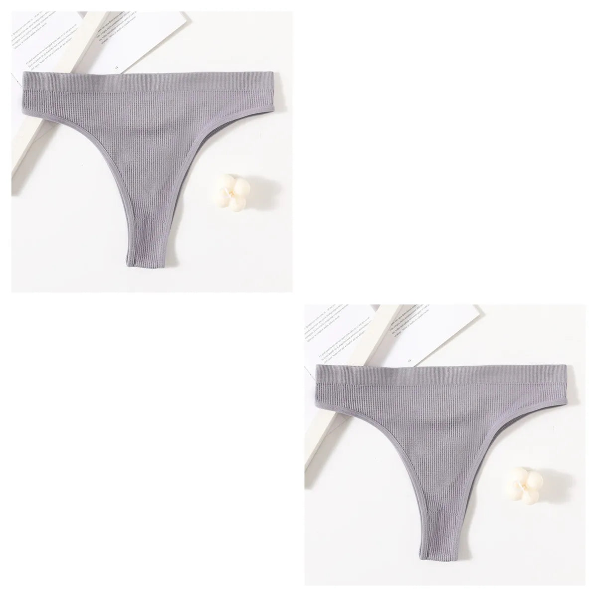 CowLost | product_id-2-pack-womens-low-rise-seamless-breathable-solid-color-briefs-m-l |25