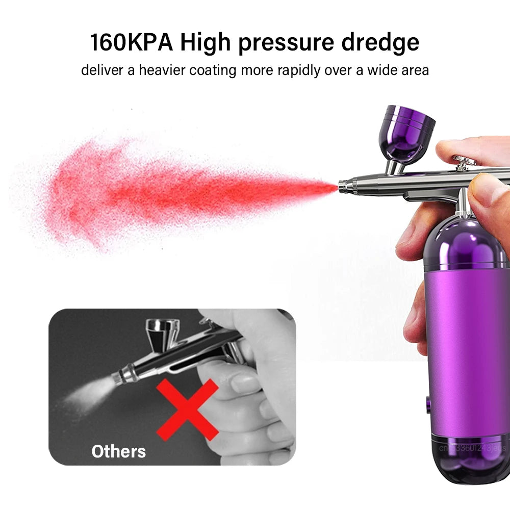 CowLost | airbrush-nails-with-compressor-portable-airbrush-nail-machine |2