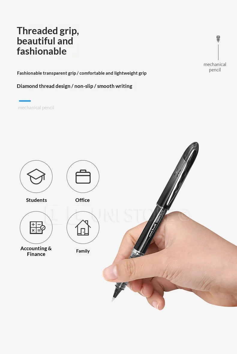 CowLost | product_id-uni-ball-ub-200-gel-pen-0-5-0-8mm-quick-drying-high-capacity-skip-free-writing |9
