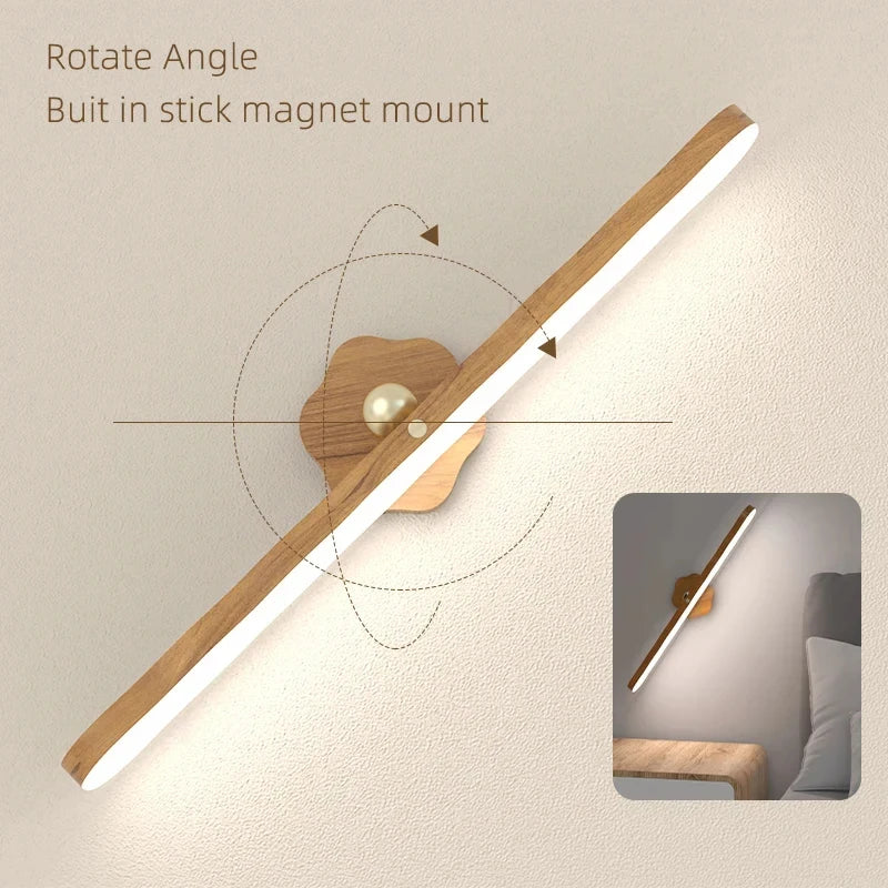 CowLost | product_id-wooden-led-rechargeable-magnetic-wall-night-light-with-mirror-and-touch-switch-for-bedroom-bedside |2