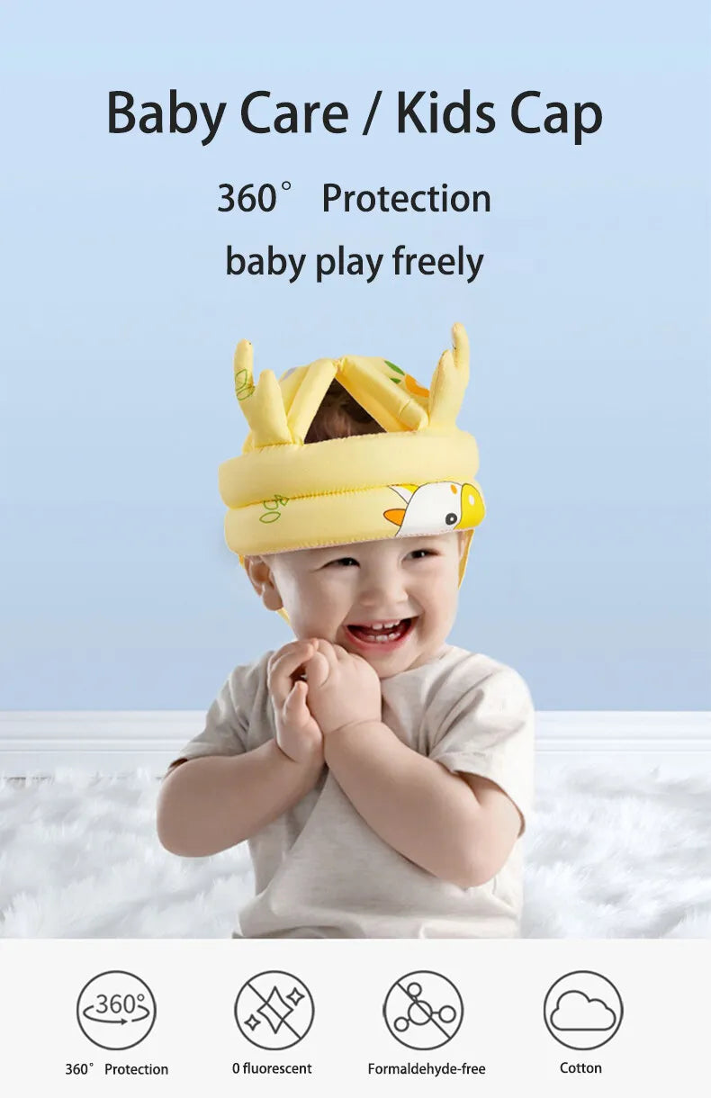 CowLost | baby-safety-helmet-head-protection-headgear-toddler-anti-fall-pad |8