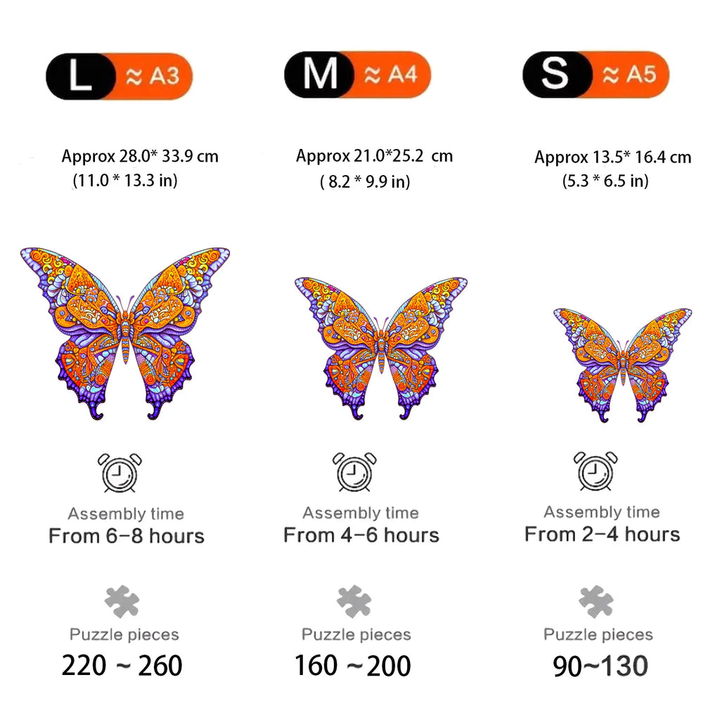CowLost | product_id-wooden-3d-butterfly-puzzle-stress-relief-gift-toy |2