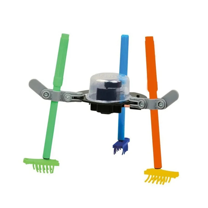 DIY Creative Doodling Robot Kit Auto Graffiti Drawing Science Toy for Kids Teens