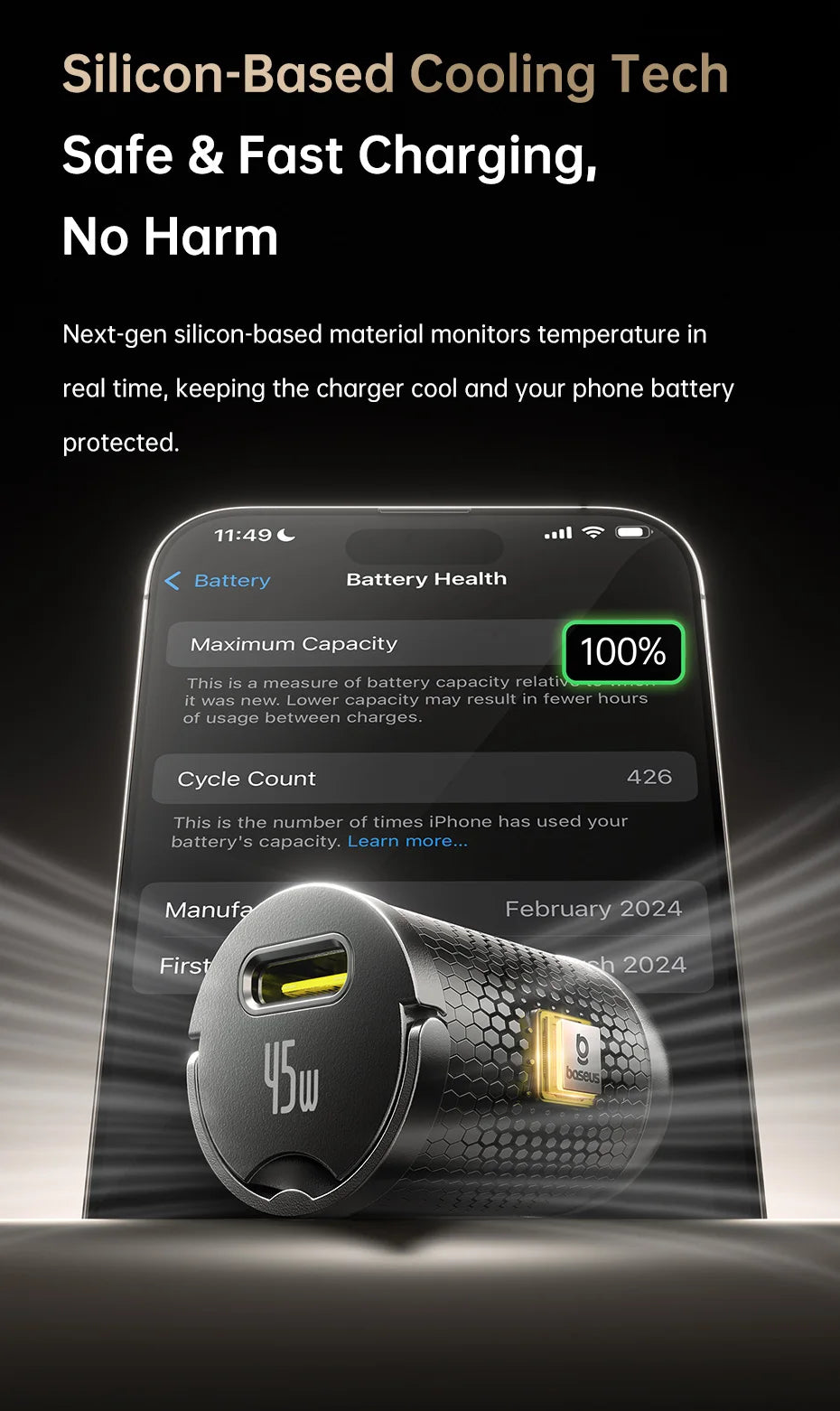 CowLost | baseus-45w-mini-car-charger-qc-pd-pps-ufcs-fast-charging |16